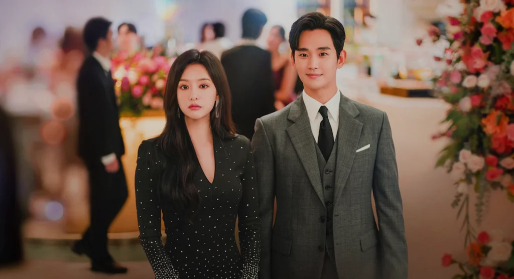 Queen of Tears - featuring lead actors: Kim Soo-hyun and Kim Ji-won