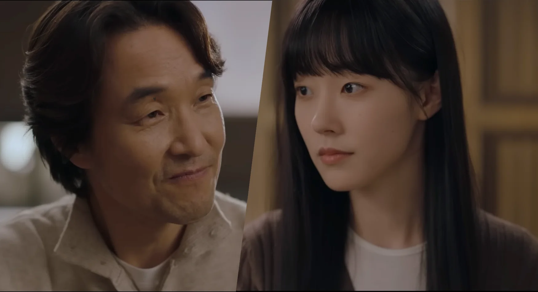 Jang Tae-su (Han Suk-kyu) and Jang Ha-bin (Chae Won-bin)