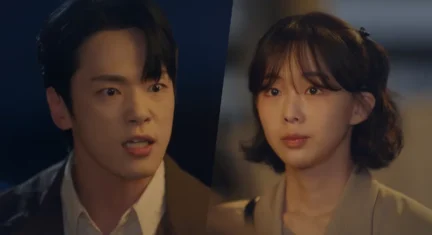 Kang-ju (Kim Jung-hyun) upset at Da-rim (Geum Sae-rok)