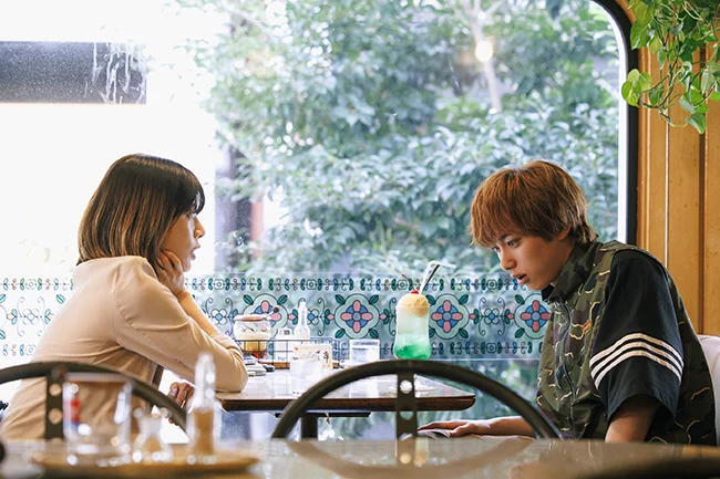 Kaede (Yuki Sakurai) and Yuma Amane (Takumi Ozaki).