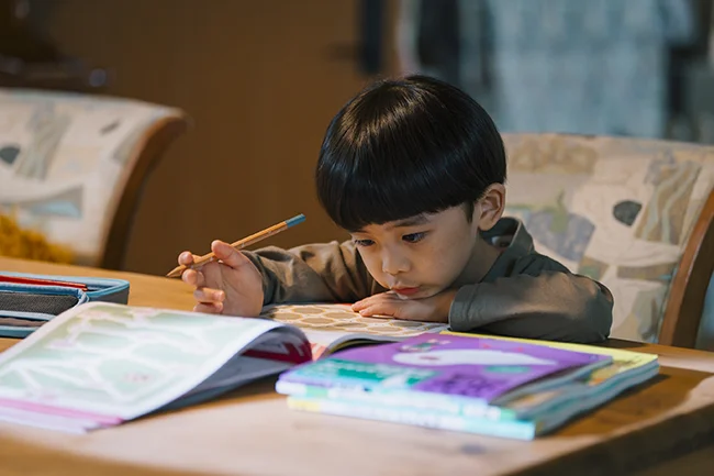 Lion (Shoto) drawing.